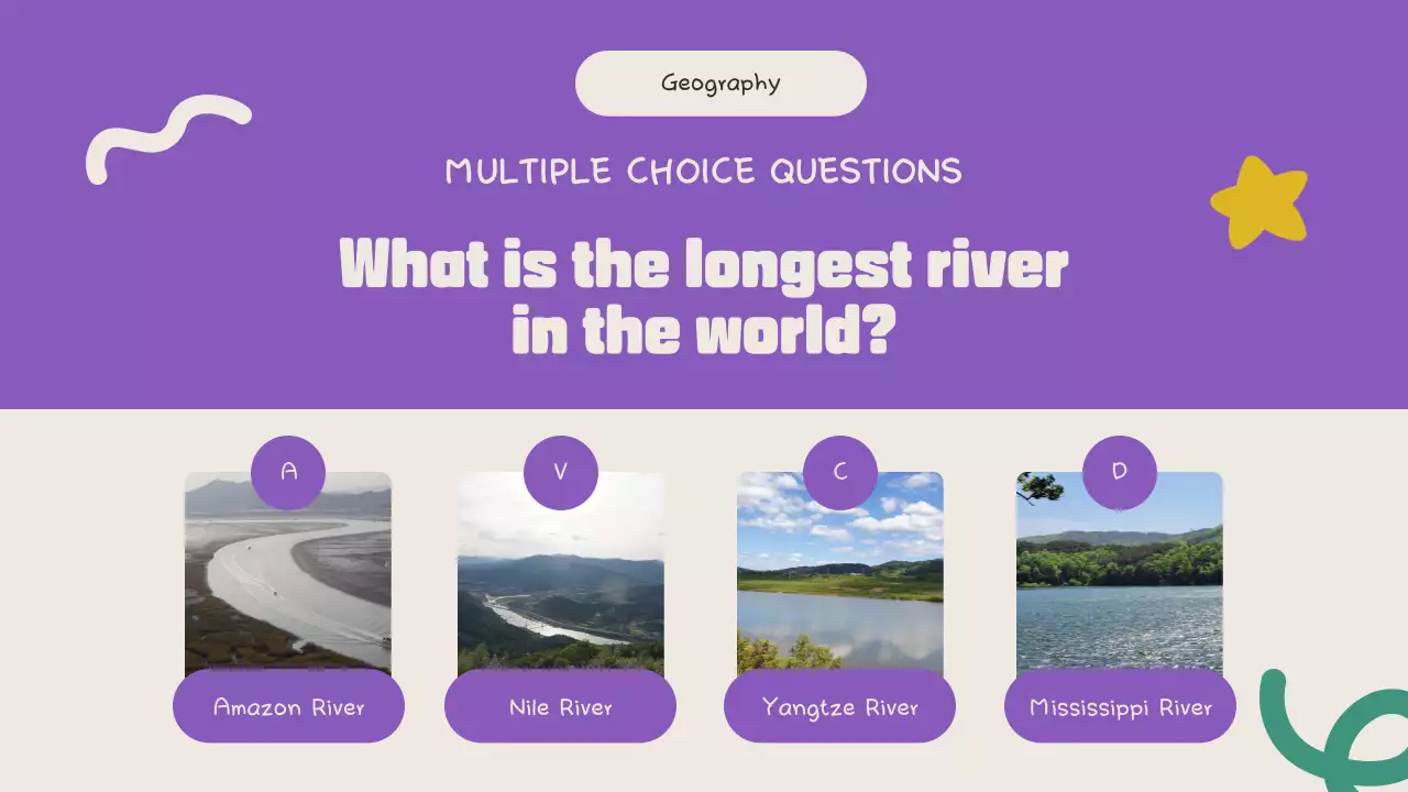 Orange Retro Quiz Announcement Presentation