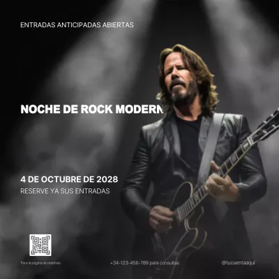 Promoción de eventos de música rock
