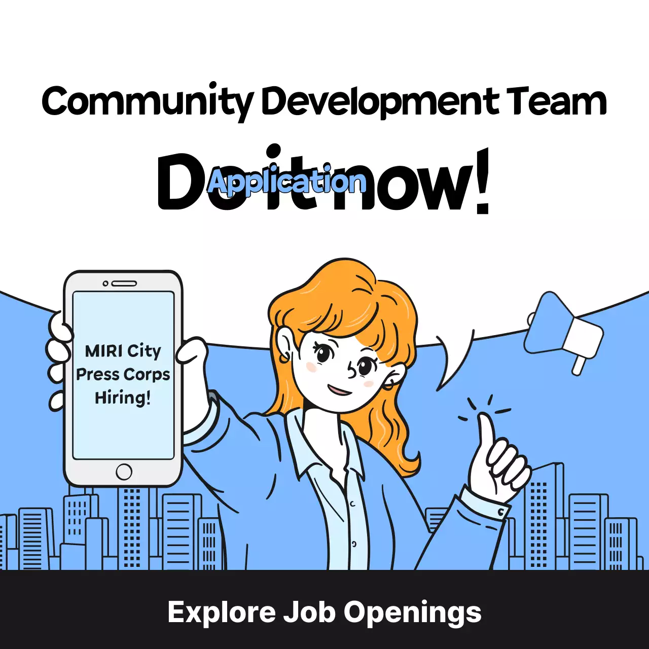 Azul claro e simples para jornalistas de desenvolvimento local