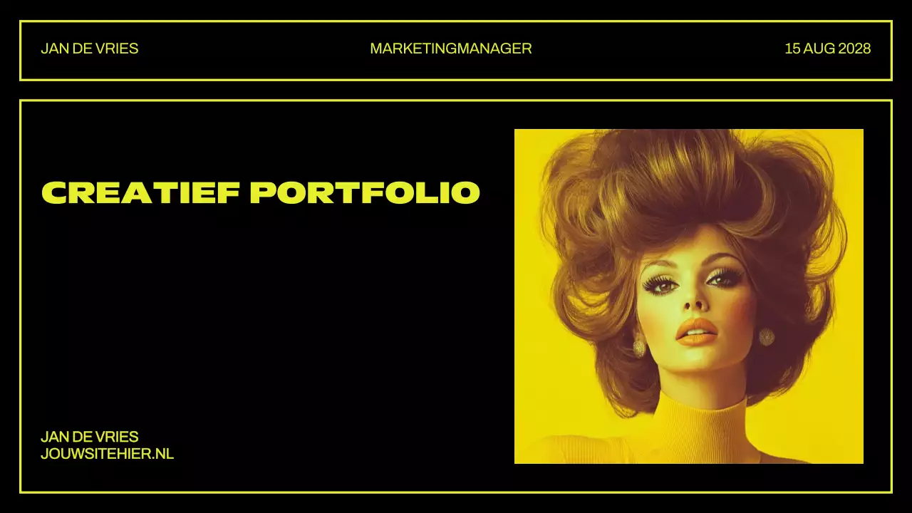 Presentatie creatief portfolio