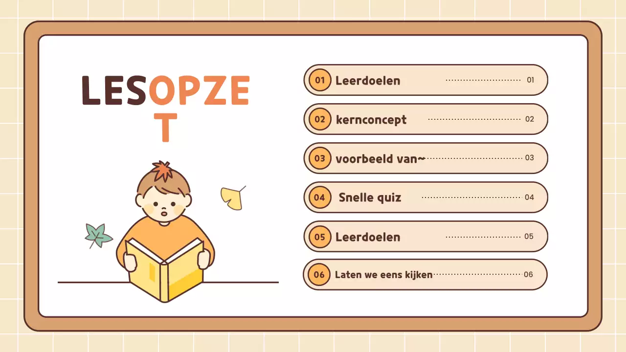 oranje eenvoudige literatuurcursus