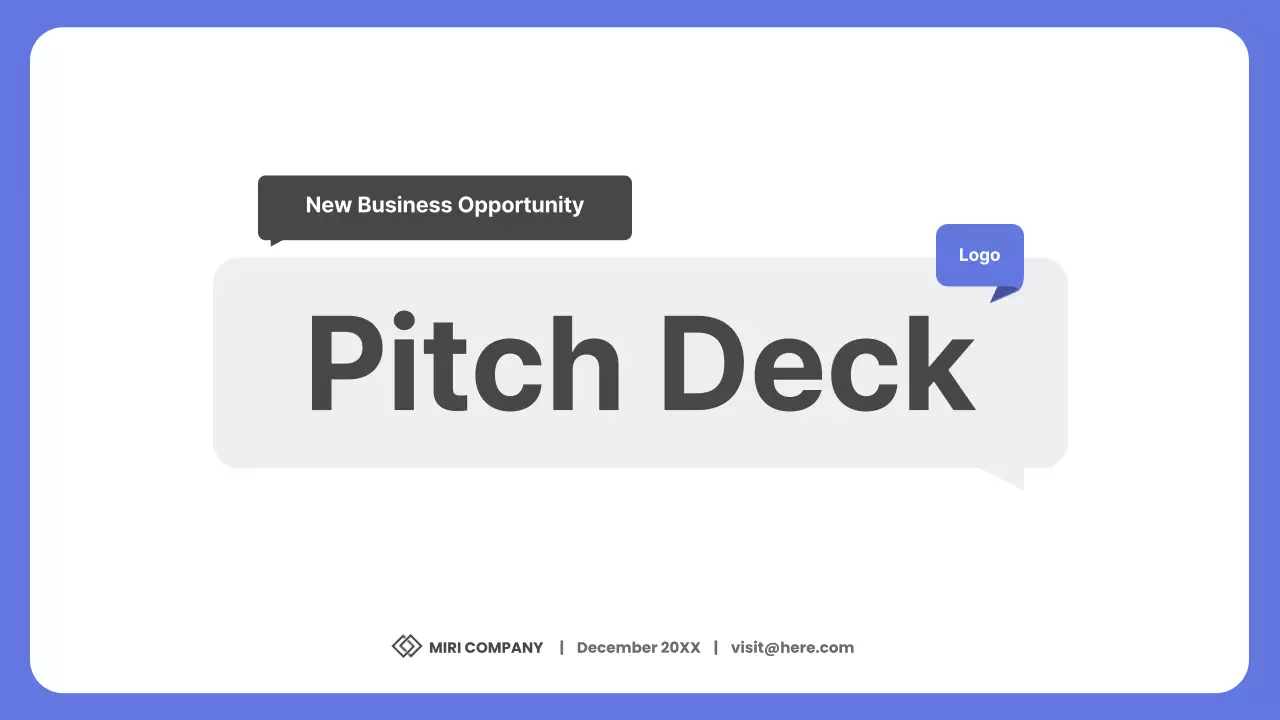 Blue Modern Business Pitch Presentation