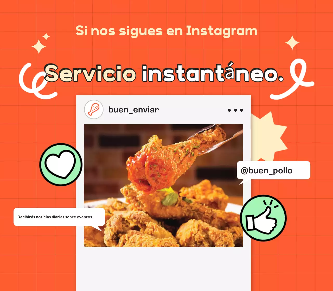 Promover los eventos de Orange Pop en las redes sociales