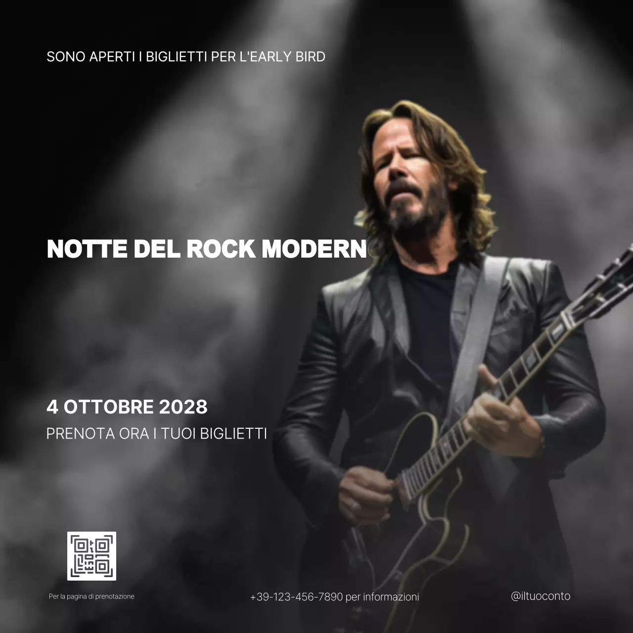 Promozione di eventi di musica rock