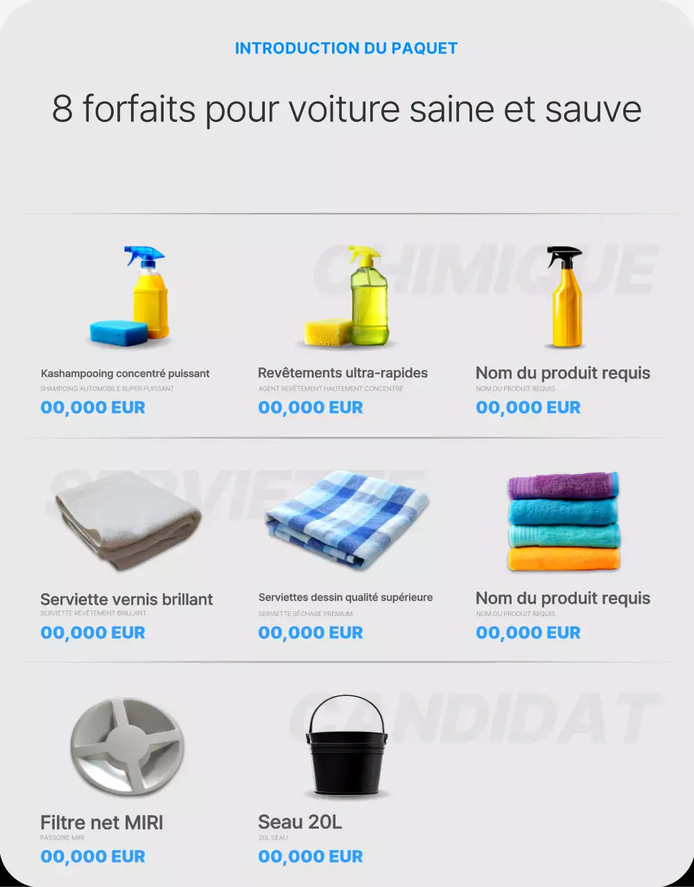 Promouvoir les produits de lavage modernes noirs