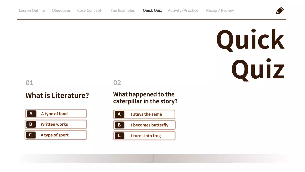 Brown Classic Literature Course Presentation