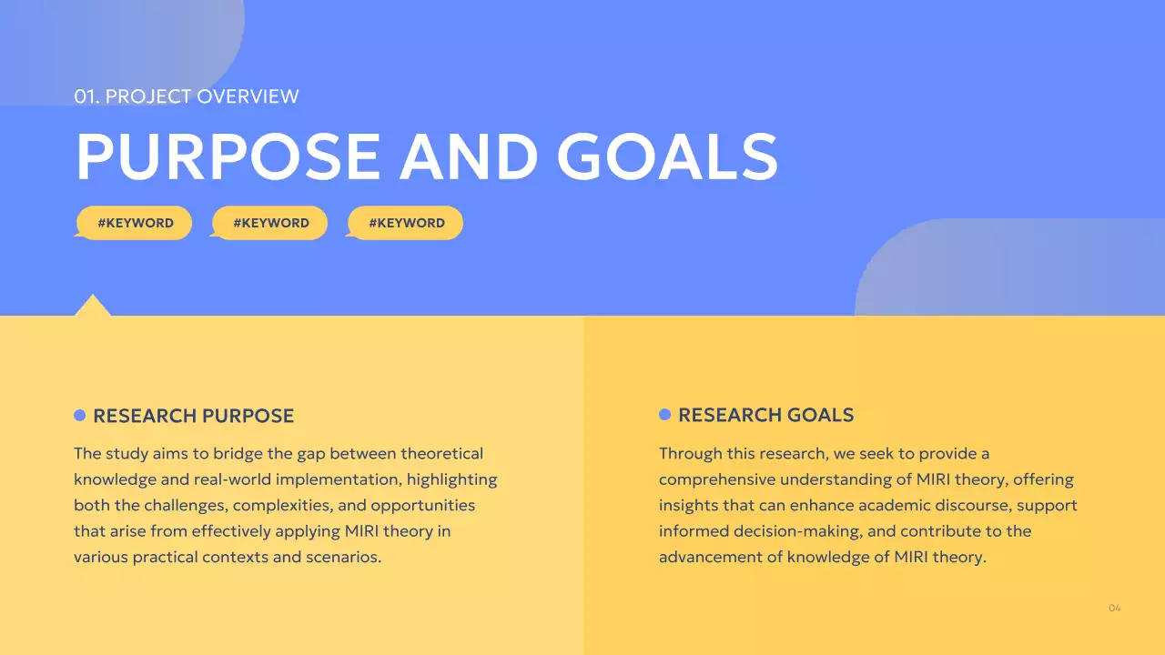 Blue Modern Project Presentation