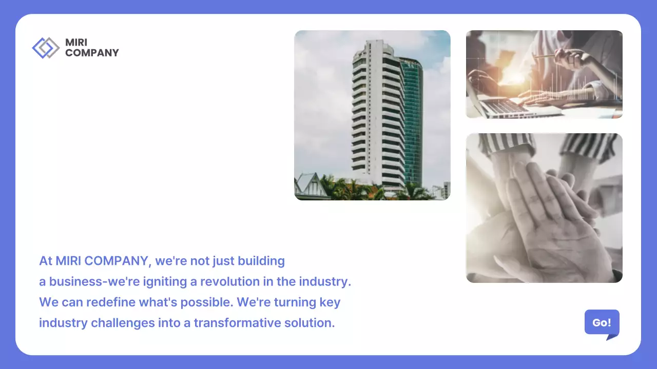 Blue Modern Business Pitch Presentation