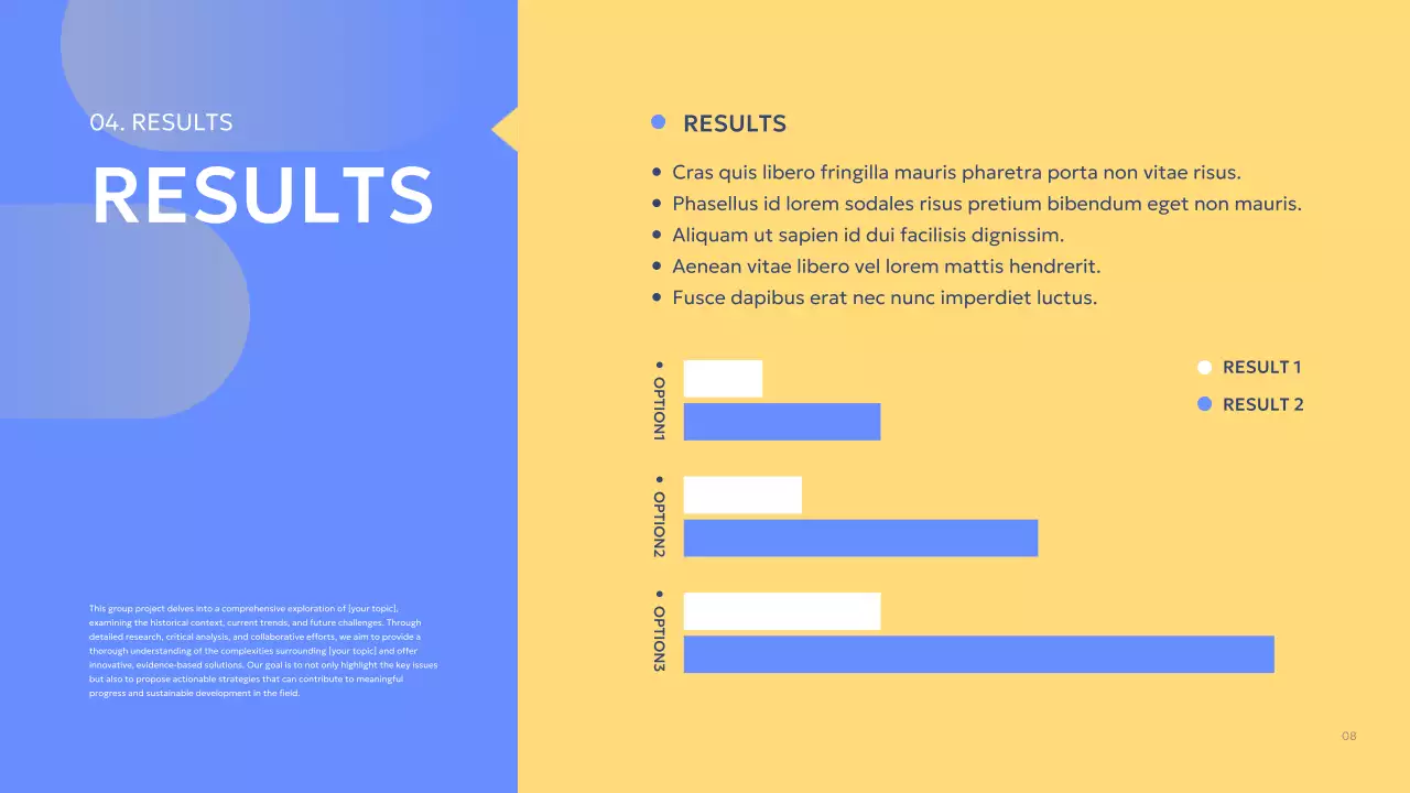 Blue Modern Project Presentation