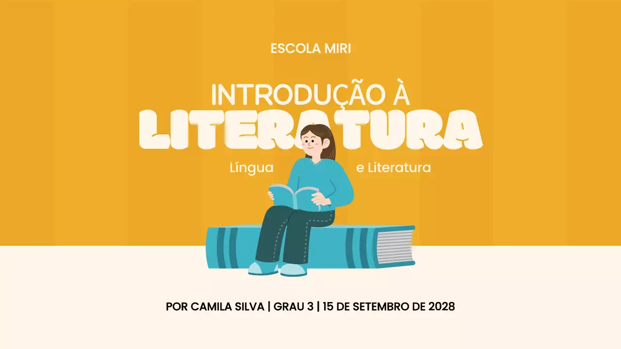 Curso de Literatura Simples Laranja
