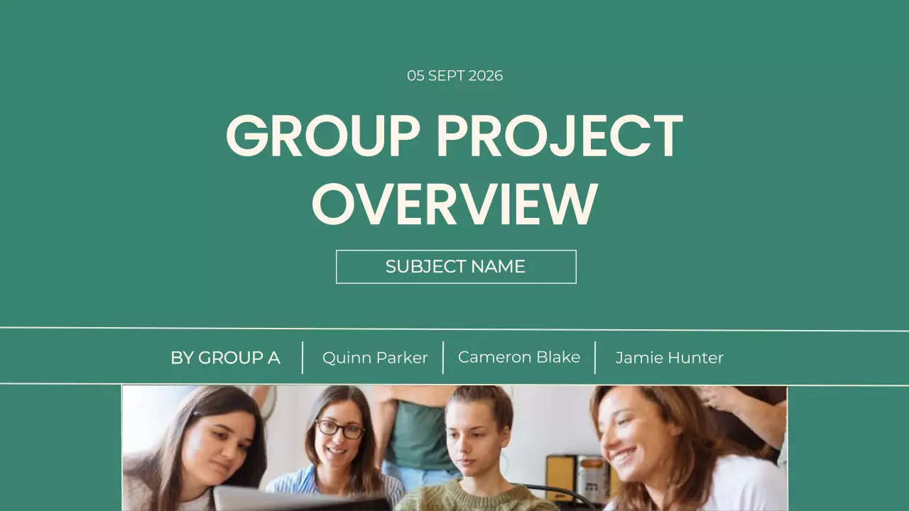 Green Modern Project Presentation