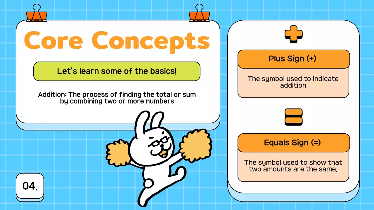 Blue Simple Math Course Presentation