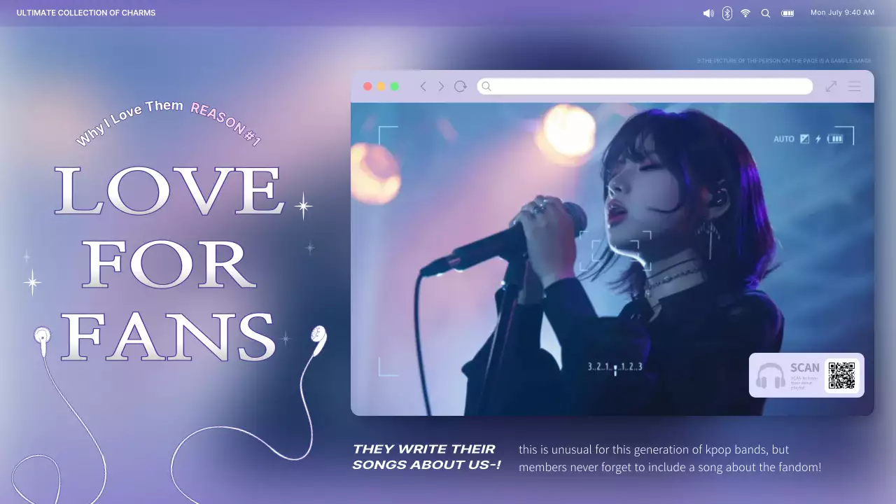 Purple Trendy Fandom Advertisement Presentation