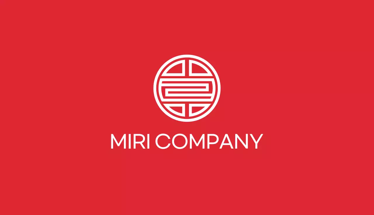 Red Minimal Business Card