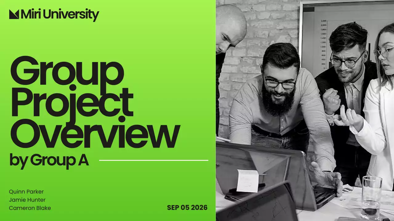 Presentasi Proyek Profesional Hijau