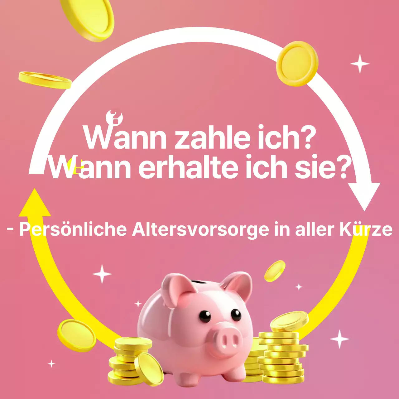 Förderung der rosafarbenen persönlichen Altersvorsorge