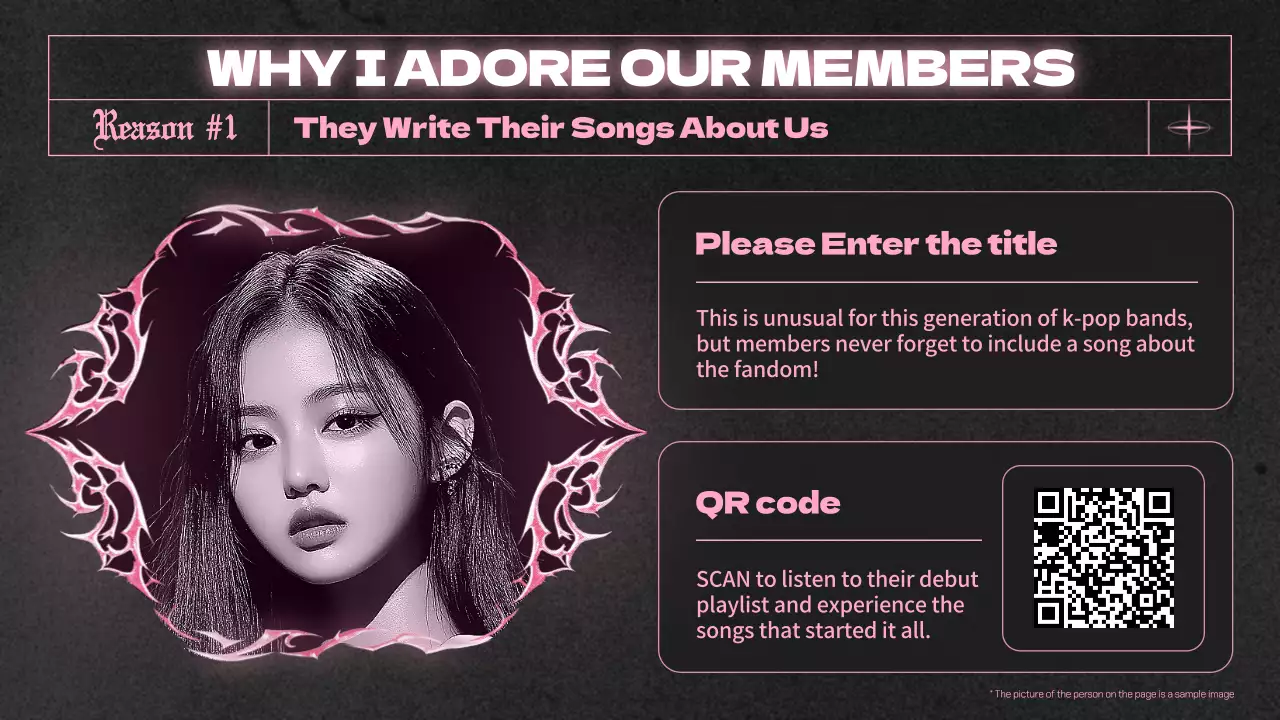 핑크 고딕 팬덤 가이드 프레젠테이션