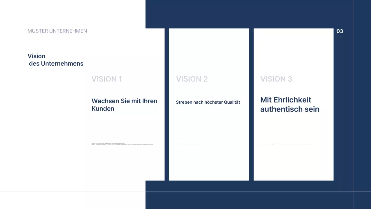 Blue Simple Manufacturing Unternehmensprofil Promotion