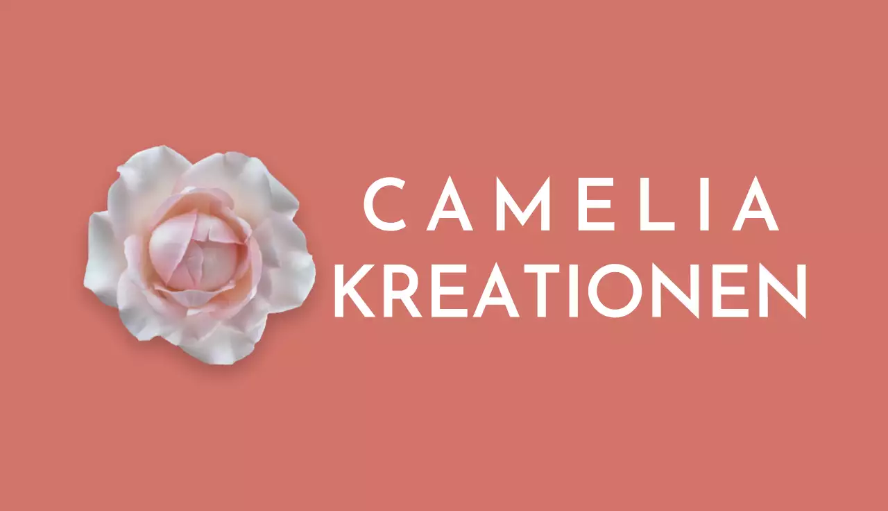 Koralle elegante Visitenkarte