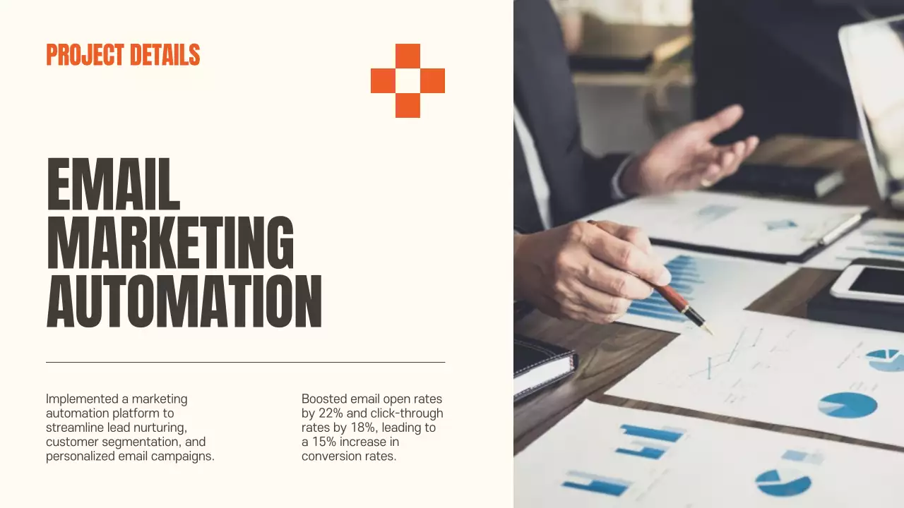 Orange Modern Portfolio Presentation