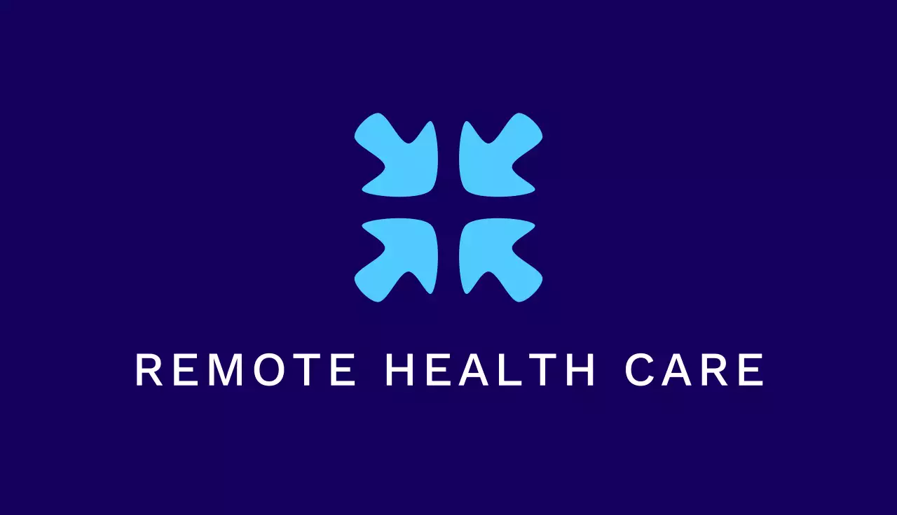 Blue Modern Telemedicine Business Card