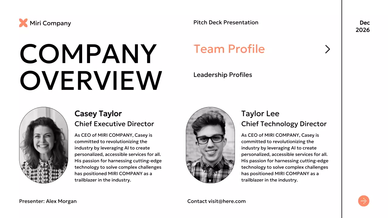 White Professional Business Presentation