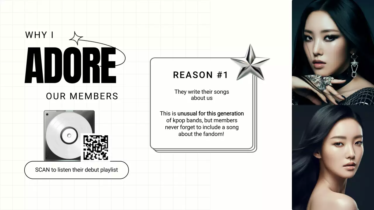 Black Modern Charms Promotion Presentation