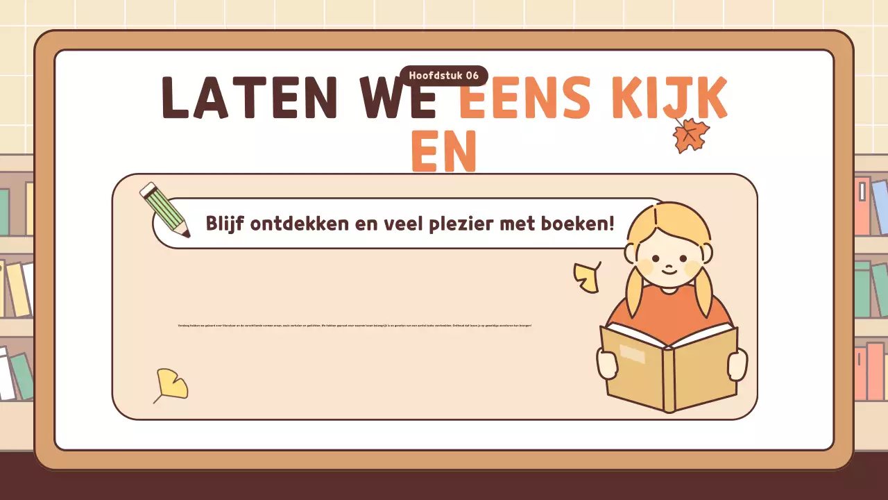 oranje eenvoudige literatuurcursus