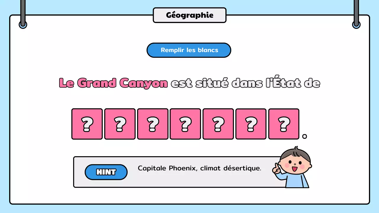 annonce du quiz de la bande dessinée bleue