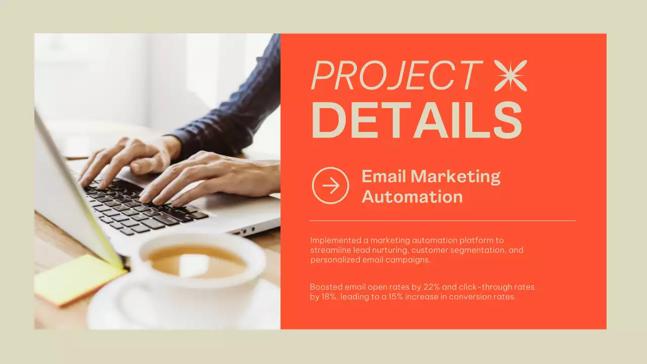 Orange Modern Portfolio Presentation