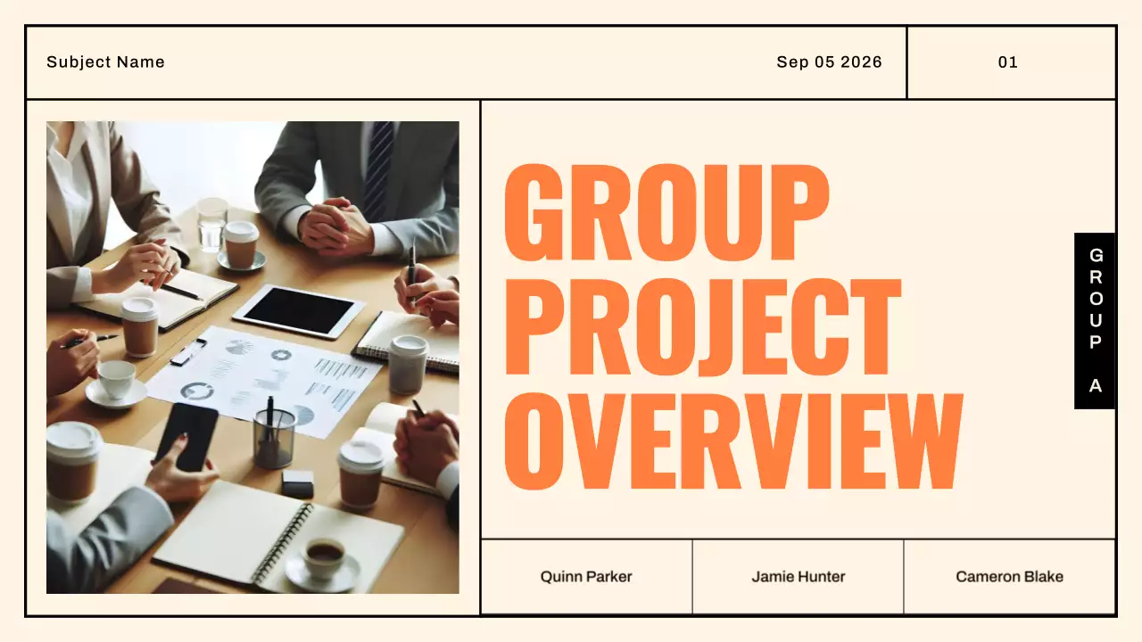 Beige Professional Project Overview Presentation