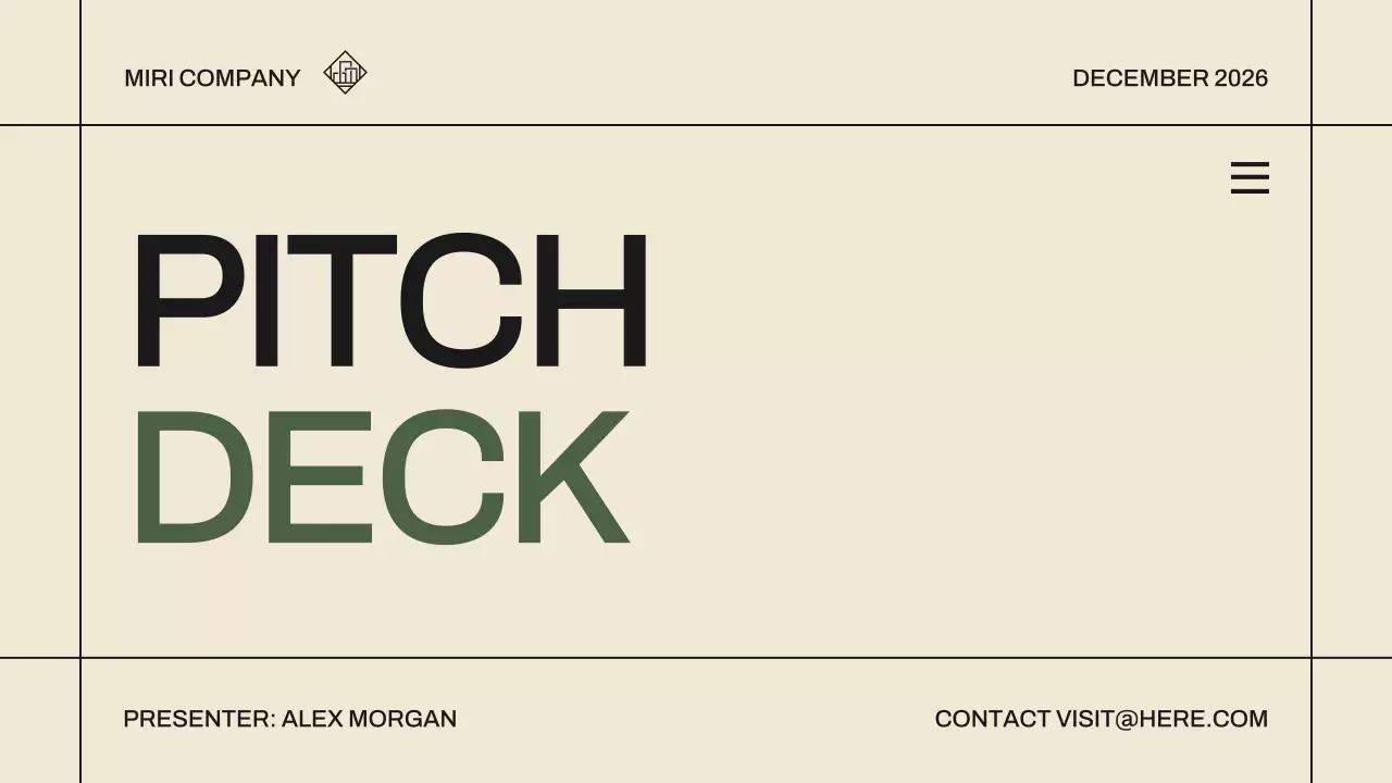 Beige Minimal Business Pitch Presentation