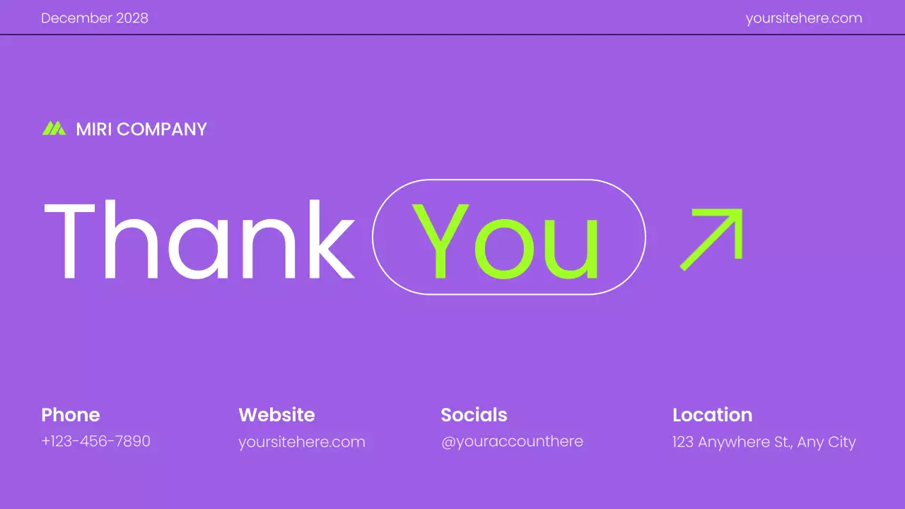 Purple Modern Marketing Plan Presentation