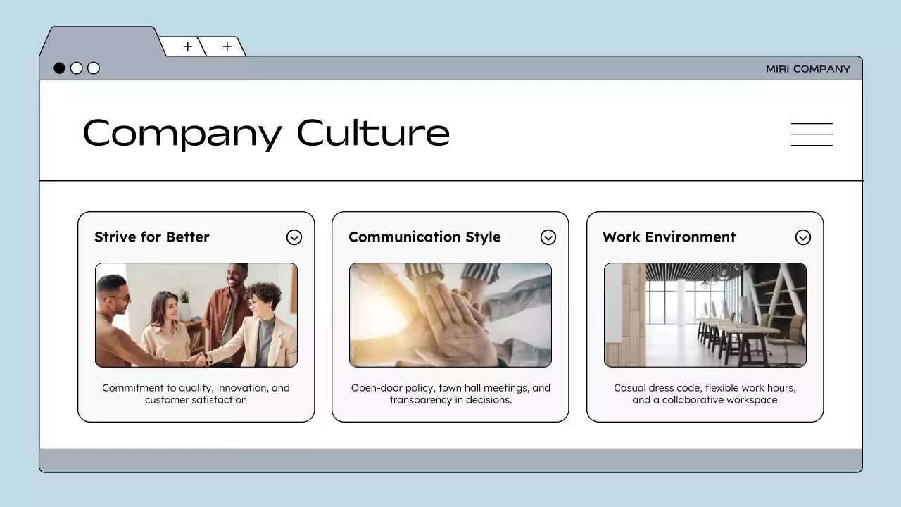 Bài thuyết trình hướng dẫn nhân viên tối giản màu xanh