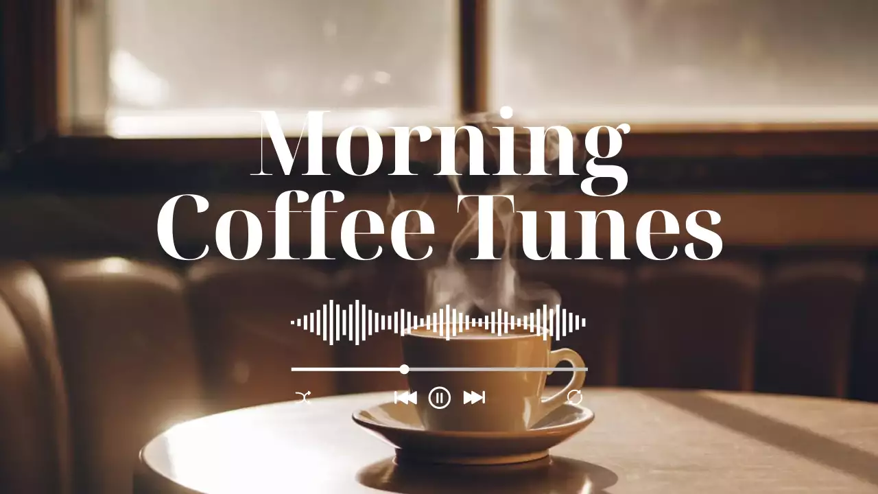 Beige Vintage Music Playlist YouTube Thumbnail