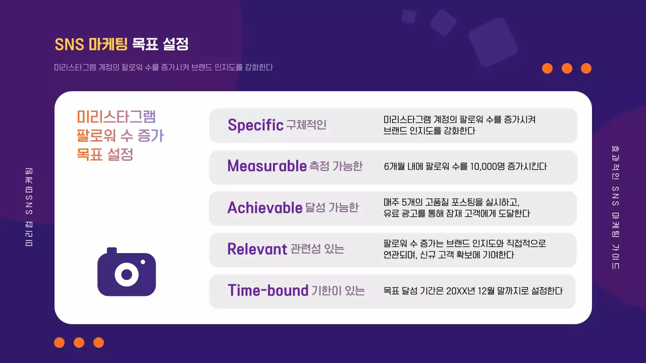 남색과 무지개의 모던 마케팅 가이드 홍보