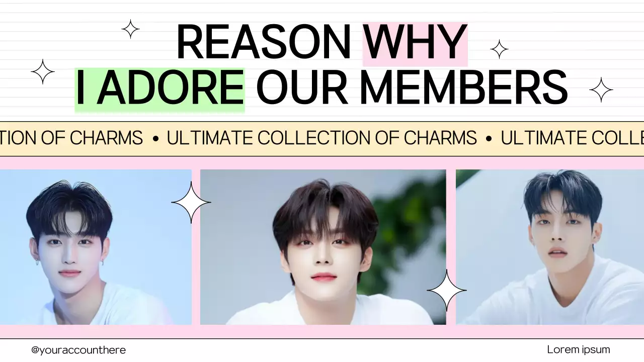 Colorful Trendy Members Agenda Presentation