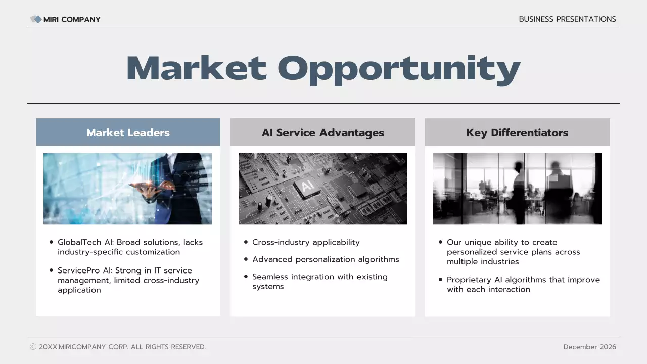 Grey Modern Business Pitch Presentation