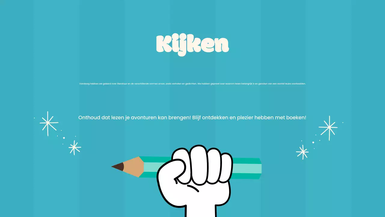 Cursus eenvoudige oranje literatuur