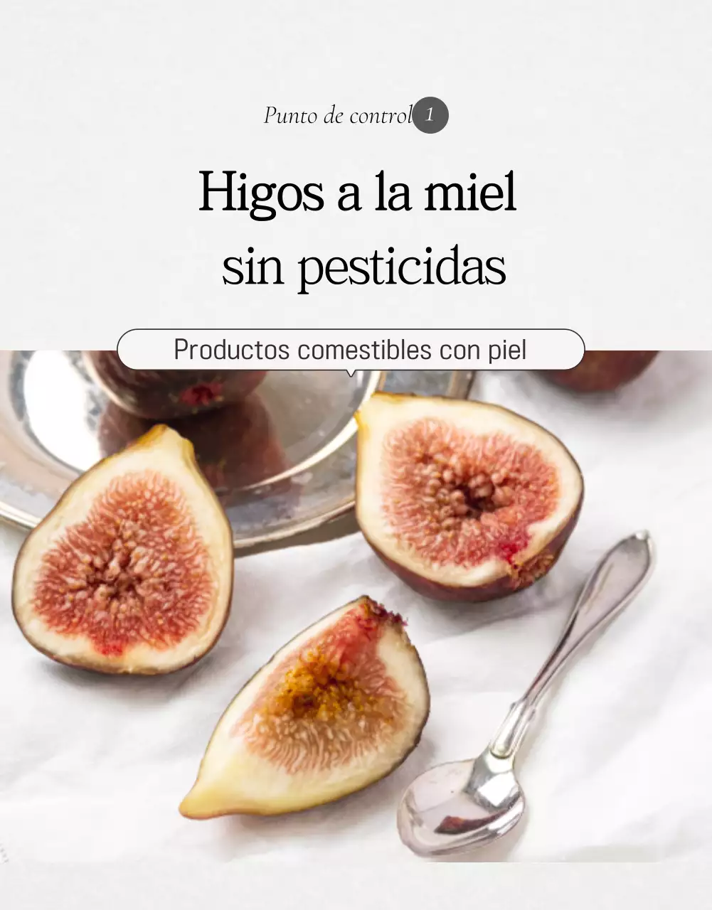 Higos blancos de frutas simples