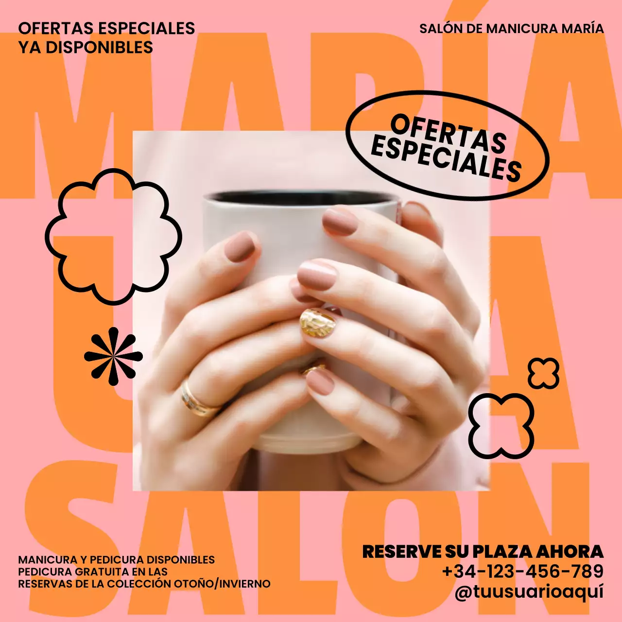 promoción uñas de moda rosa