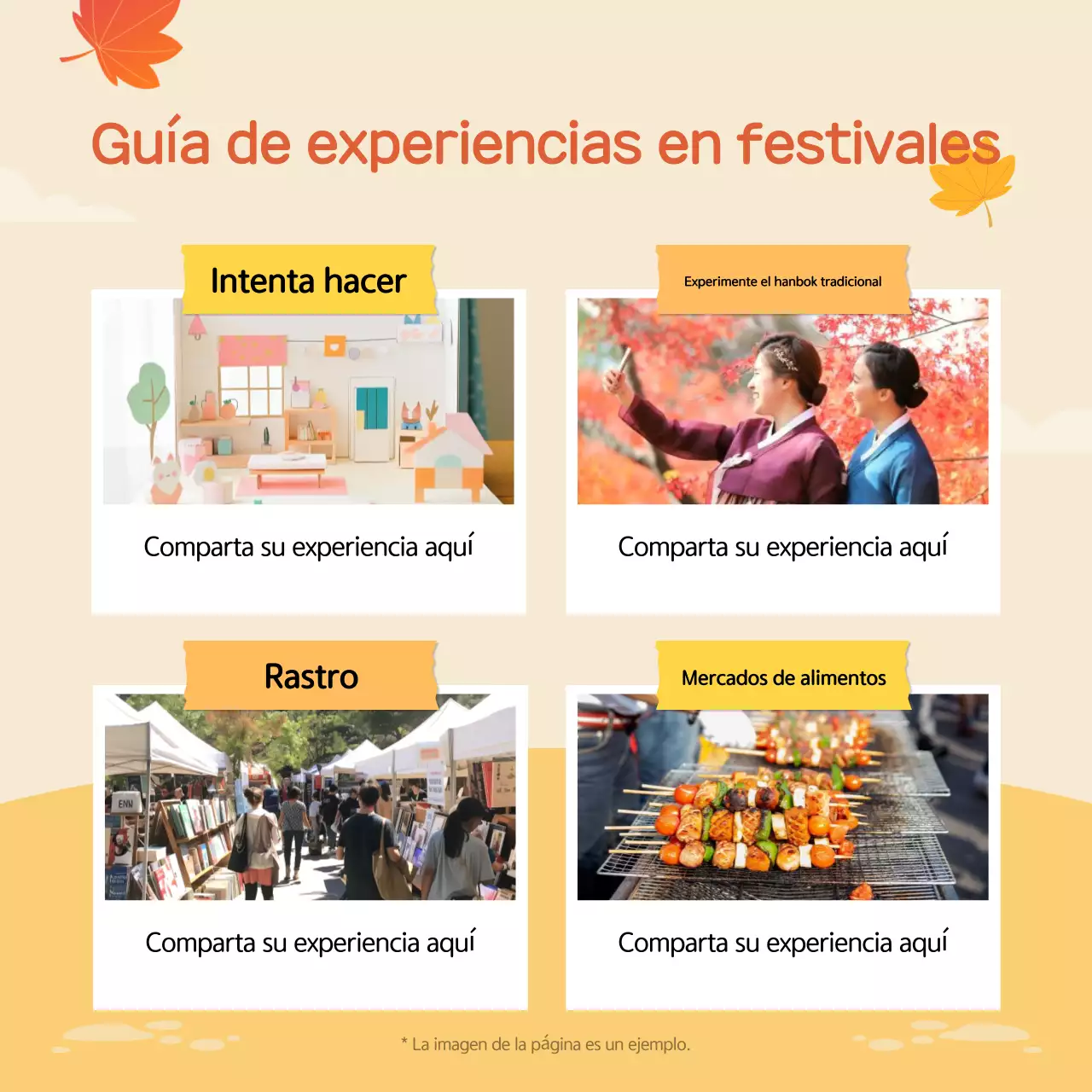 Guía del Festival Beige Simple