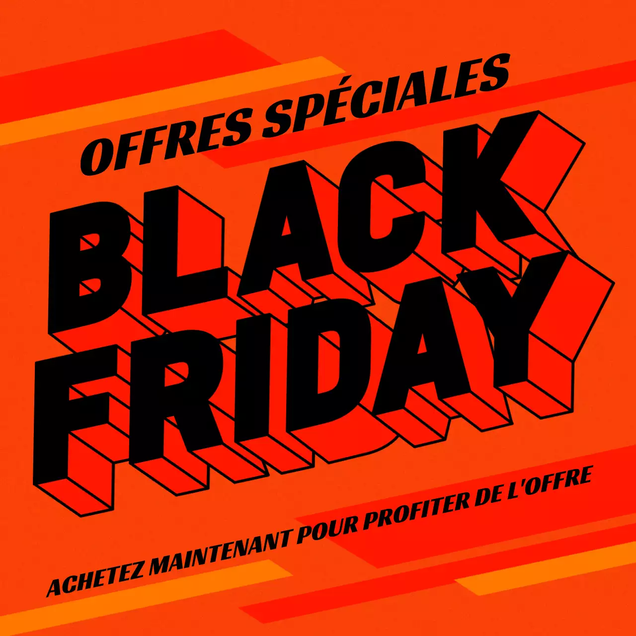 promotion orange bold pour le vendredi noir