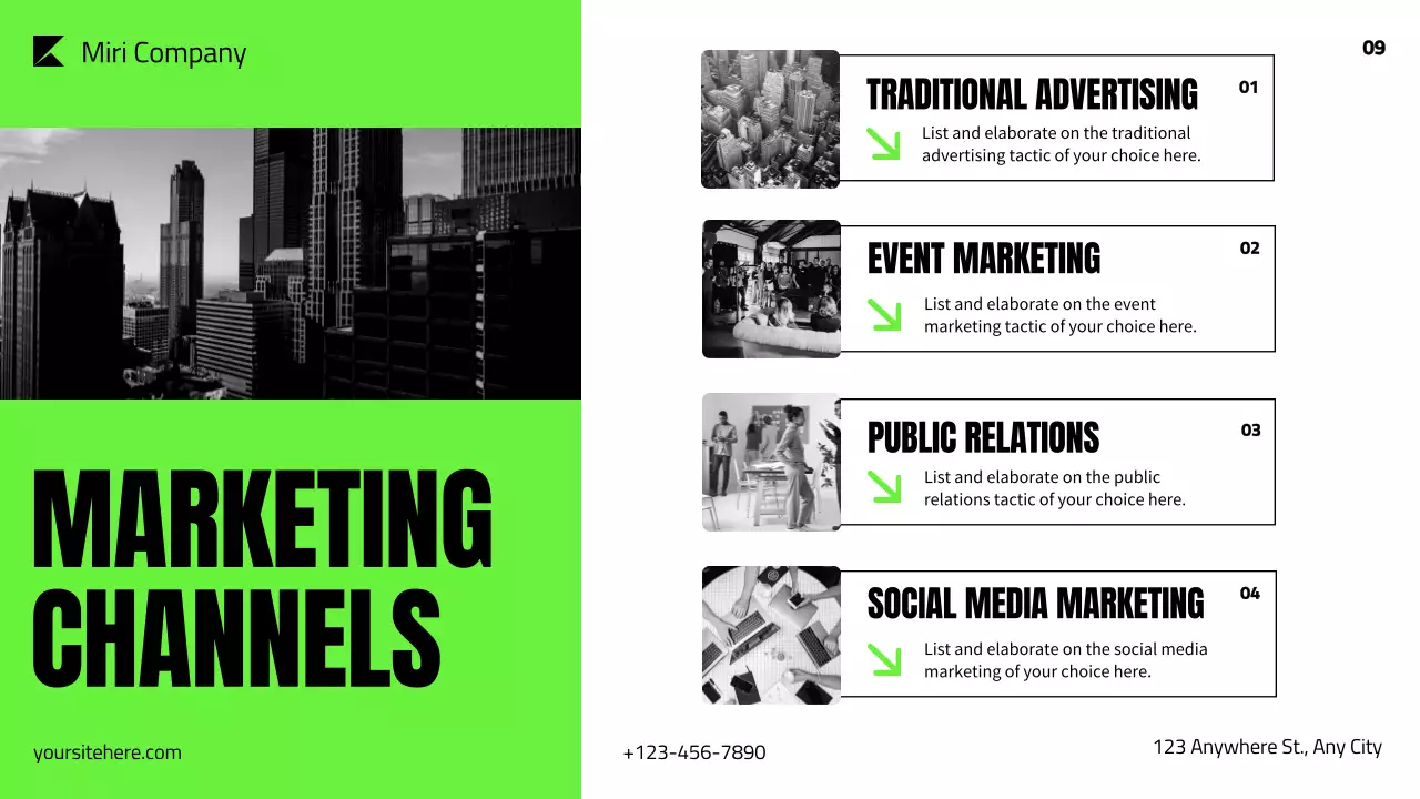 Green Modern Marketing Presentation