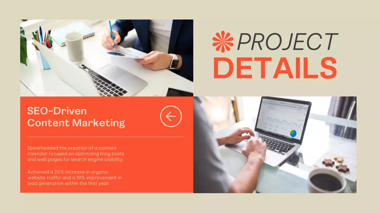 Orange Modern Portfolio Presentation