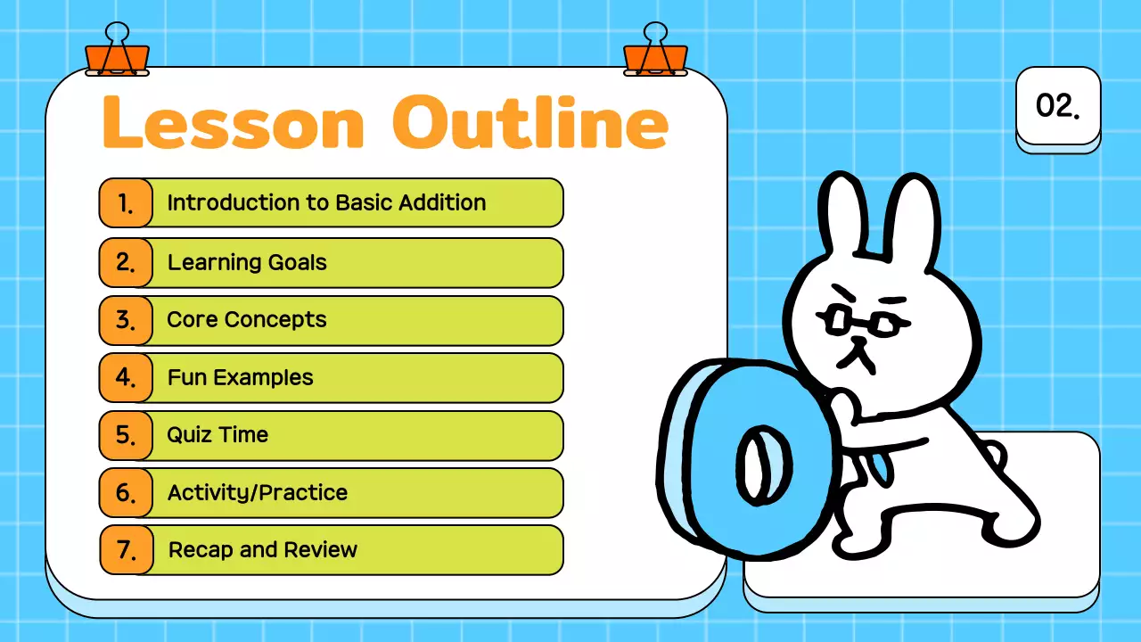 Blue Simple Math Course Presentation