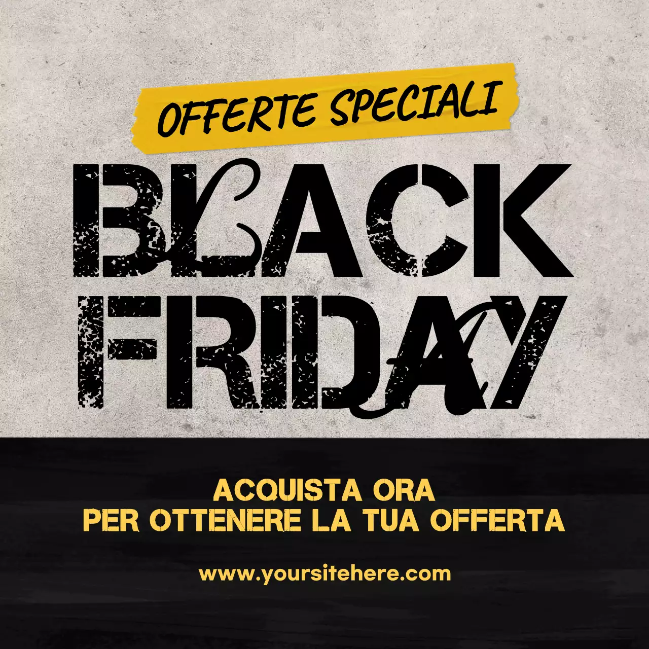 promozione vendita black bold