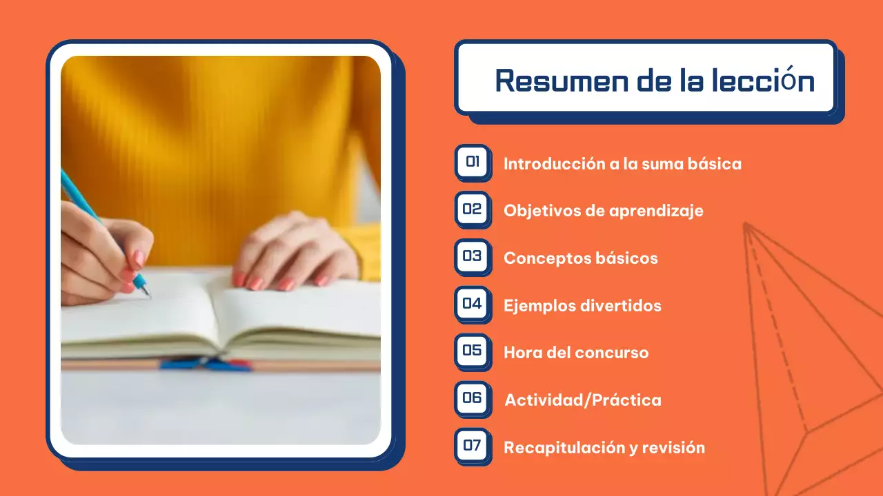 blue simple math class guide presentation