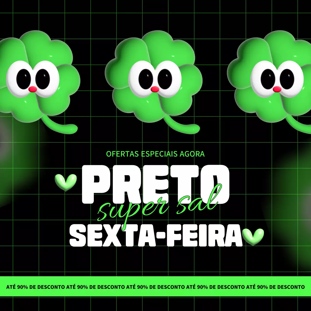 promoção de venda na moda negra
