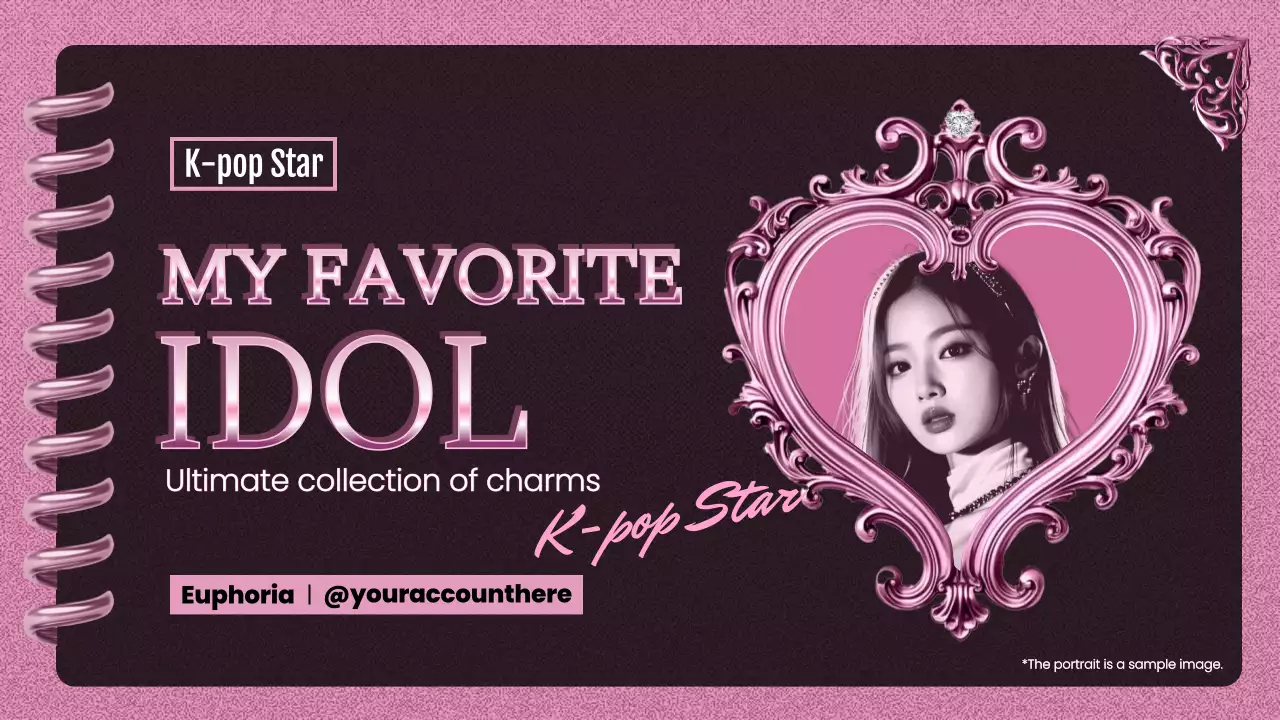 Pink Trendy K-Pop Collection Promotion Presentation